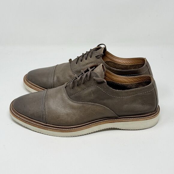 Frye Paul Bal Light Cap Toe Oxfords Mens 10 D Brown Leather Casual Dress Shoes main image 8
